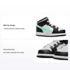Air 1 Mid TD Green Glow Baby Sneakers Black White DQ8425-103