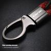 CPK1 Car Logo Key Chain Zinc Alloy Braided Rope Keyring Accessories For Honda Civic Fit Jazz Accord Pilot CRV Odyssey Passport City S