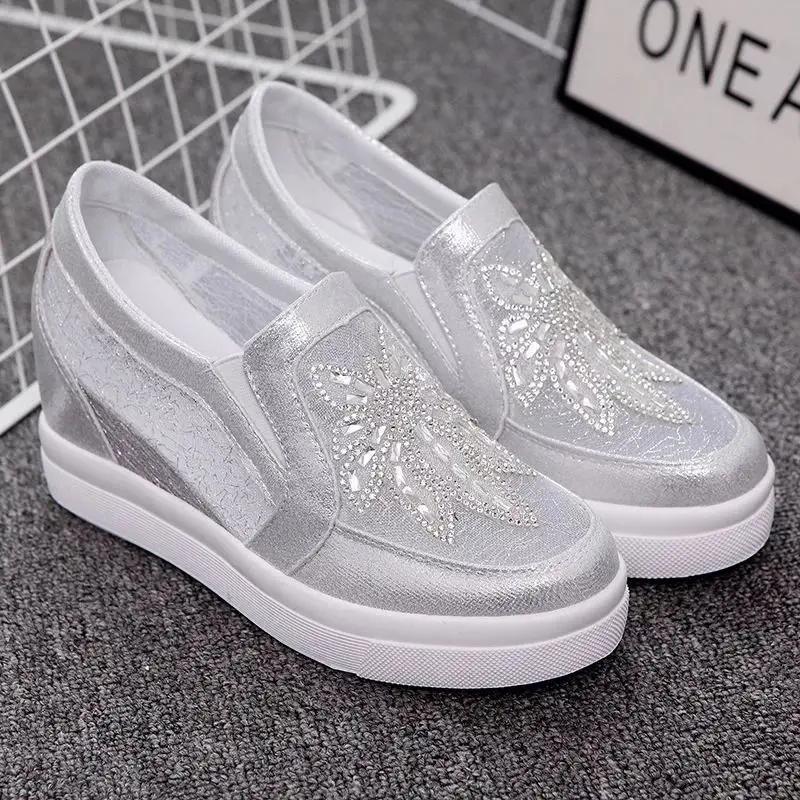 Casual Stylish Wedge Mesh Breathable Ladies Footwear New Arrival 2025 Offers 39 Deals Walking High Quality Light Women's Shoes