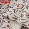 1PC Nuan Series Rural Healing Thick Curtains, Retro Fruit Printed Blackout Curtains for Bedroom Living Room Window for Home Decor
