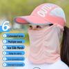 Women's UV Protection Sun Hat with Face & Neck Cover for Outdoor Activities
