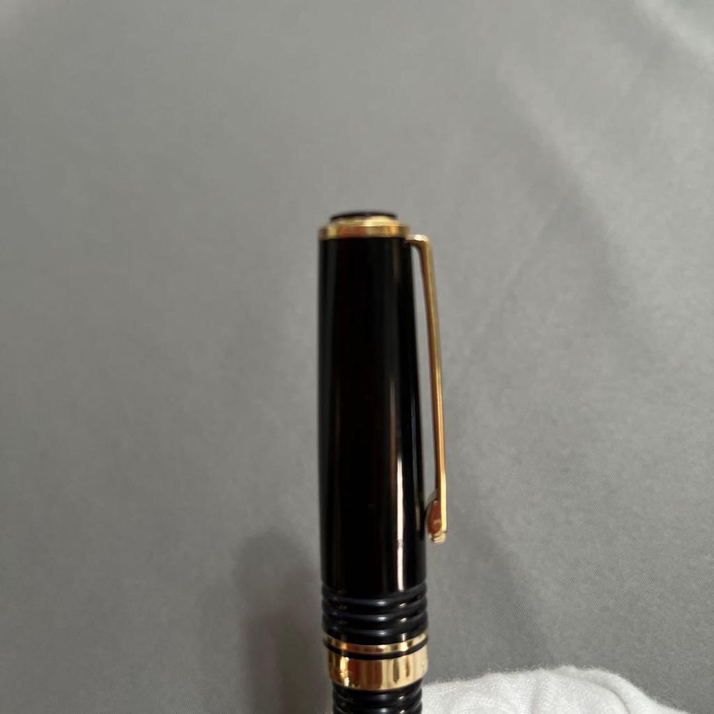 Used Rare New First Model PLATINUM 3776 Gathered Fountain Pen