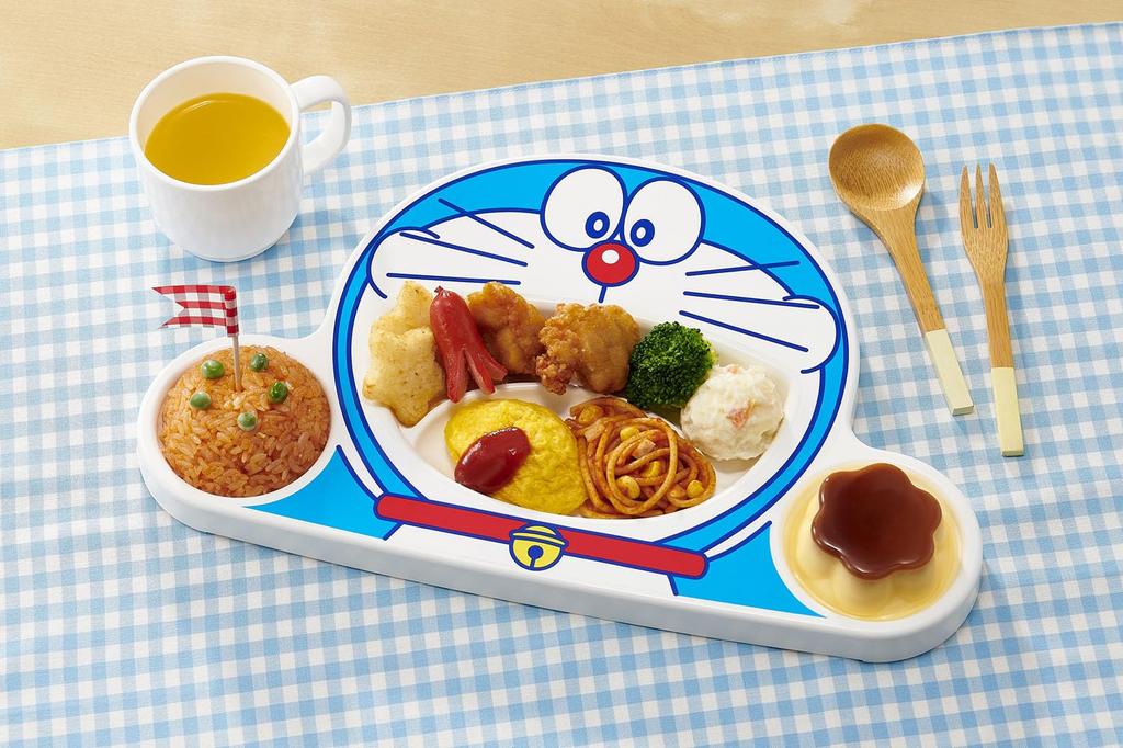 OSK Lunch Children's Plate, Doraemon, KP-13