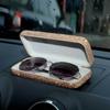 Large Crystal Rhinestone Hard Shell Car Glasses Case Sunglasses Eyeglass Case