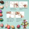 Wooden Easter Decorations, Home Decor Items, Wooden Easter Gifts, Party Supplies for an Easter Egg Tree Craft Set, Easter Crafts