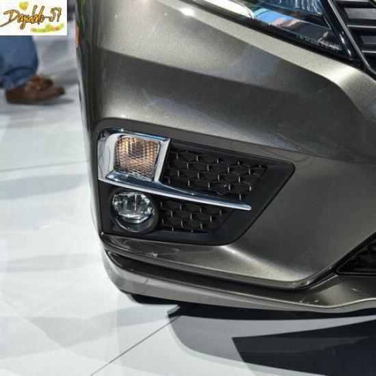 New For Honda Odyssey 2018-20 Chrome ABS Front Fog Lamp Light Cover Decor Trim