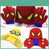 Cozy Winter Knit Kids Gloves And Hat Set Warm Fleece Lined For Toddlers