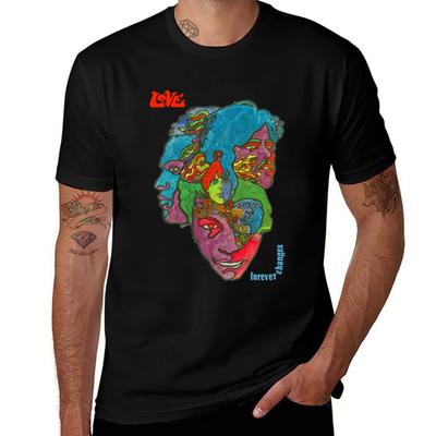Love Forever Changes T-Shirt Festival Casual Short Sleeve