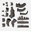 Godzilla 1955 Soft Vinyl Kit Reproduction Scale Soft Vinyl Unpainted Assembly Kit 1/250 1/250