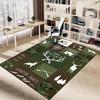 1PC Hunt Camo Non-Slip Floor Carpet Compatible for Office&Living Room&Bedroom&Dining Room -  Soft & Pattern, Vibrant Colors-H0414