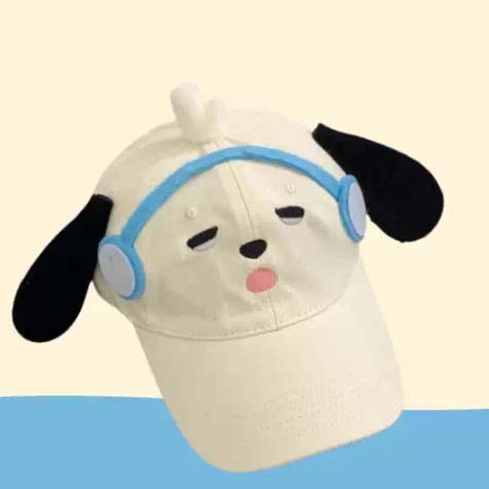 Breathable Eyewear Puppy Cap Sweet Puppy Hat with Big Ears Headset Dog Baseball Cap  Sunshade