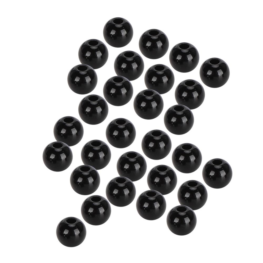 1380pcs All Black Doll Eyes 3-8mm Animal Doll Toy Doll Accessories Plastic Eyes  Doll Making