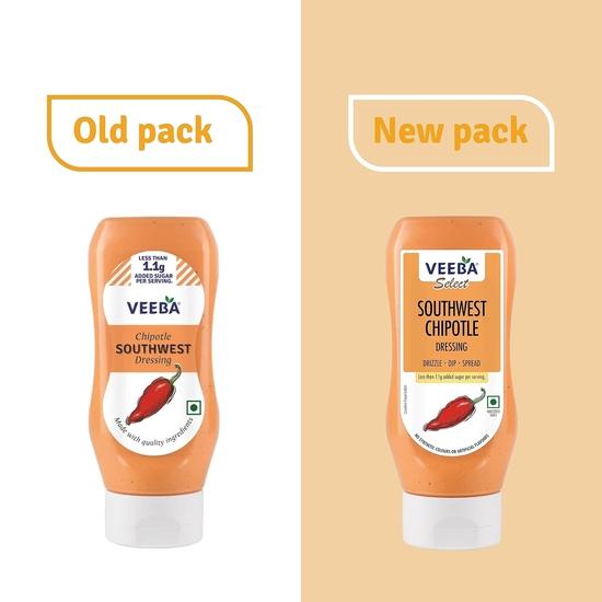Veeba Chipotle Southwest Salladsdressing, 300g