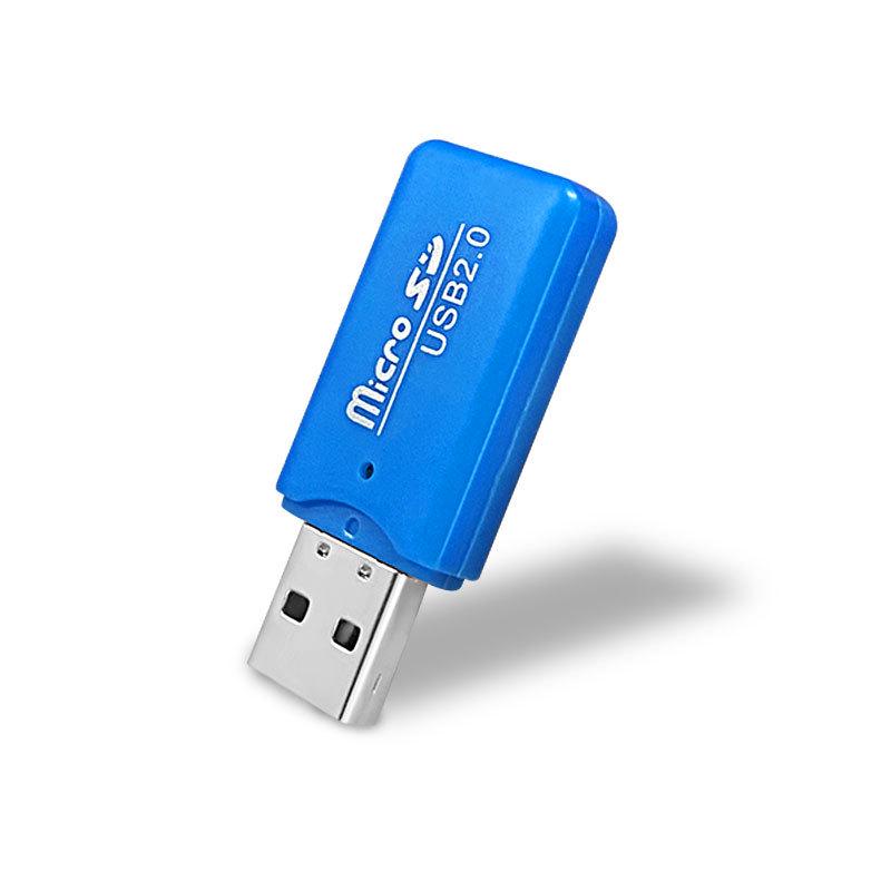 Hochgeschwindigkeits USB 2.0 TF Micro SD Kartenleser - Tragbar und Cooles Design