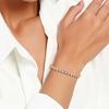 3mm copper inlaid zircon bracelet fashion creative round bag tennis hot selling bracelet ins style