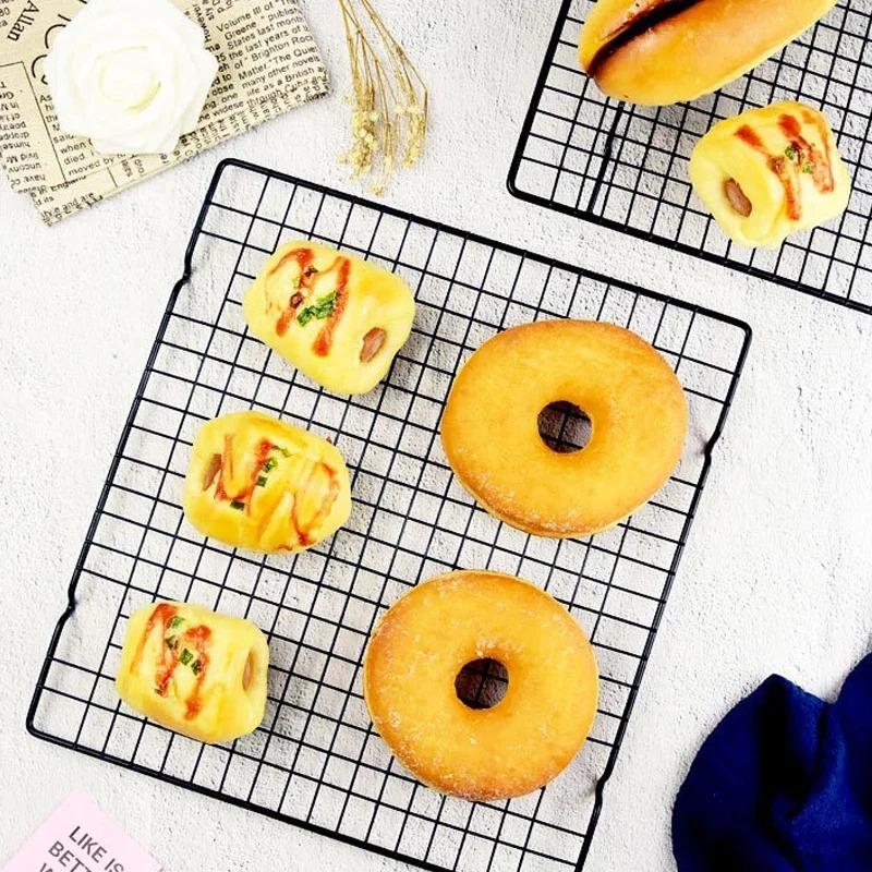 Dessert-Gebäck-Kühlständer, Kuchen, Brot, Kekse, Kuchen, Kühlgitter, Werkzeug, antihaftbeschichtetes Edelstahl-Kühlregal, Küchen-Backwerkzeuge