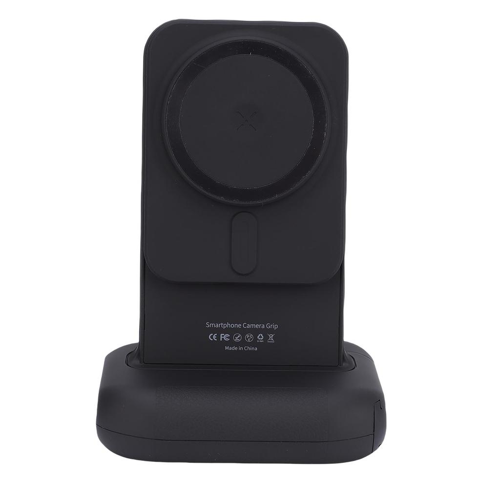 Magnetic Phone Camera Grip with Bluetooth Shutter Remote Cold Shoe Mount 1 4in Screw Expandable Phone Camera Handle