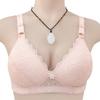 Autumn New Product Luxury Thin Full Lace Cup Mom Bra Adjustable Shoulder Strap No Steel Rim Underwear