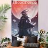 Game BBloodborne Tapestry Decoration Art Microfiber Background For Bedroom Living Bar Garden Outdoor Festival