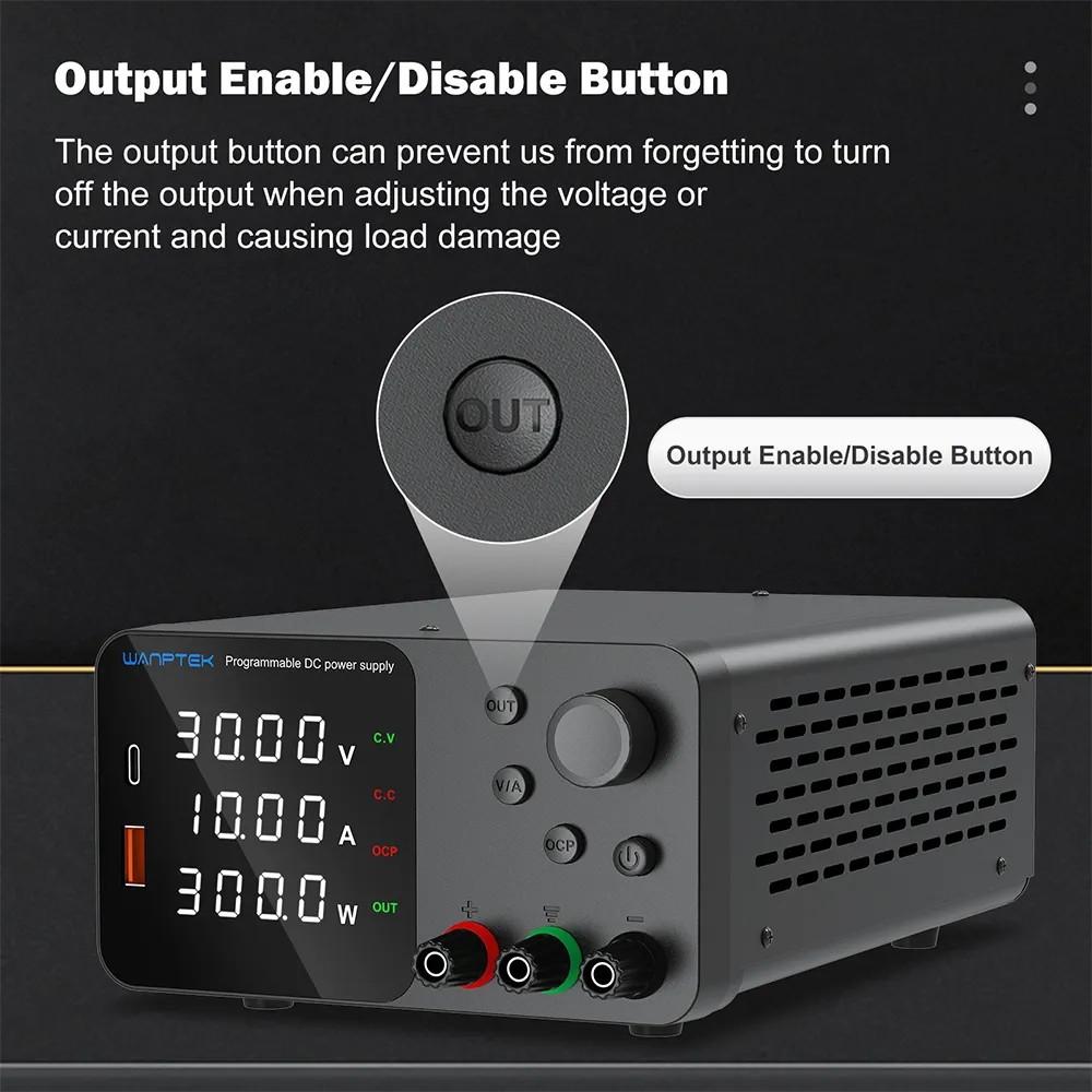 30V 10A 60V 5A 120V 3A LED Digital Display Adjustable DC Regulated Power Supply Laboratory Gold Plating Repair Equipment