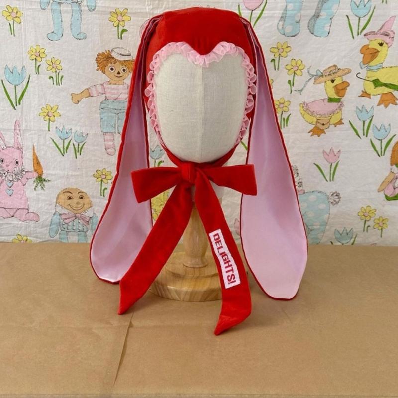 Halloween Funny Hat for Girls Halloween Long Ears Hat Rabbit Warm Birthday Gifts
