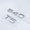 Akpsw6 3D Metal ABS Chrome Black Letters Logo Emblem For S40 T5 Series Rear Trunk Nameplate Badge Sticker Car Accessories