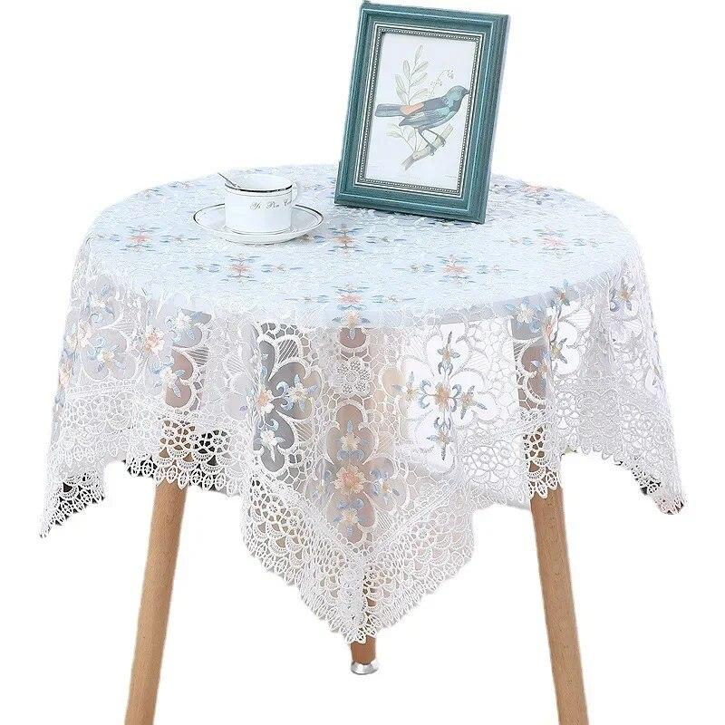 Rose Language New Product Fabric Tablecloth Lace Lace Tablecloth Small Fresh Tea Table Cloth Dressing Table Tablecloth
