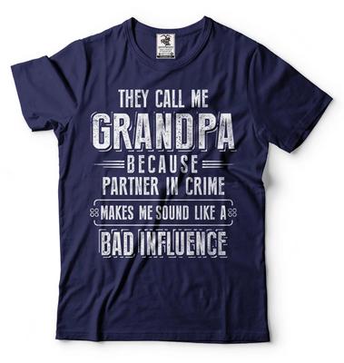Lustiges Opa-Shirt Opa Komplize T-Shirt Lustiges Shirt Für Männer Opa