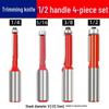 Double-Edged V-Type Round Bottom Woodworking Milling Cutter