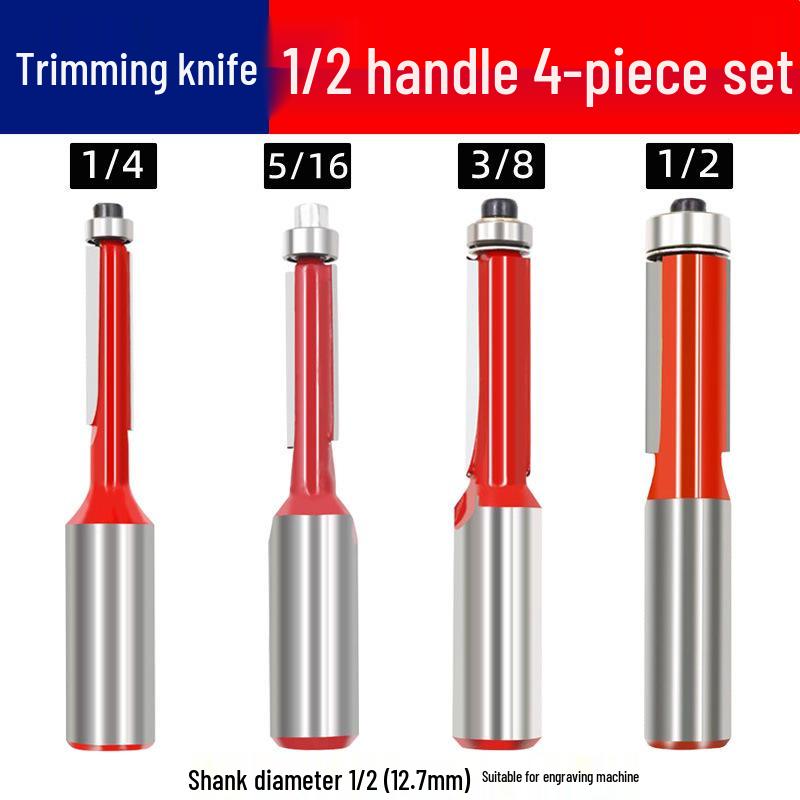 Double-Edged V-Type Round Bottom Woodworking Milling Cutter
