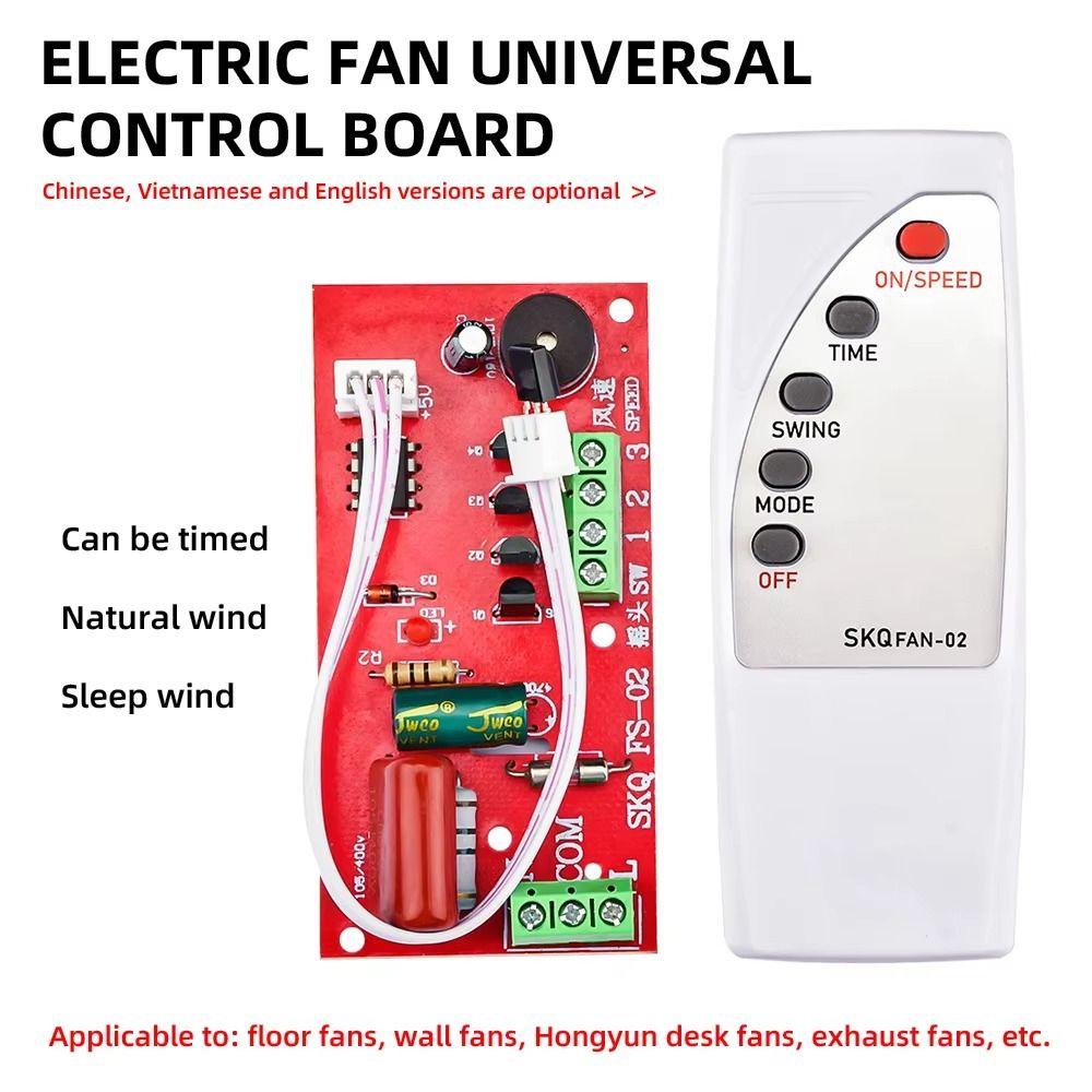 1Set Electric Fan Fan Remote Control Modification Board Control Motherboard  Electronic Component