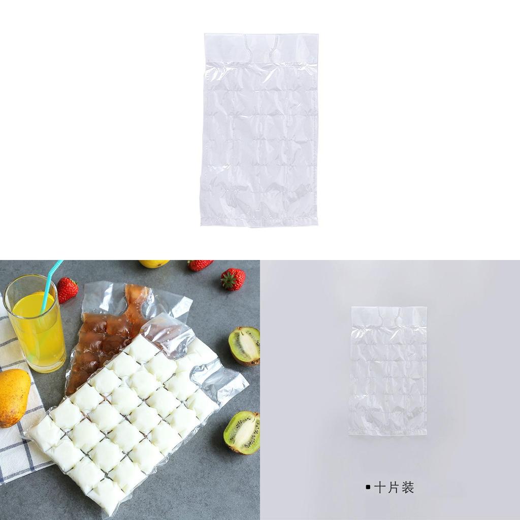 Modern Simple Disposable Ice Cube Tray With Sealable Bag For Home Use