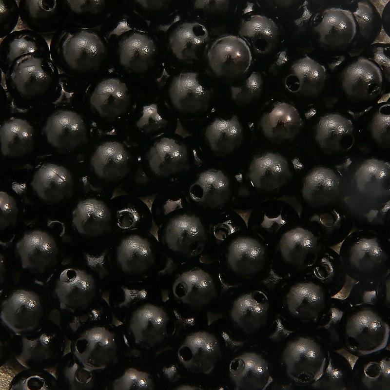 DIY Acrylic Pearl Beads: Round, Loose Beads for Handmade Jewelry Accessories, Bracelets, Necklaces, and Earrings.