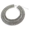 Les Trésors De Lily [N7037] - Collier Créateur 'Cléopatra' argenté