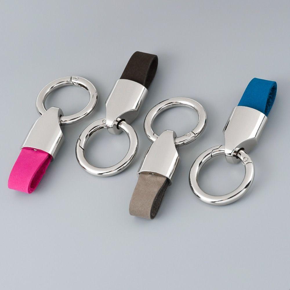 Pendant Car Key Chain Leather Keychain Fashion Car Key Ring  Accessories