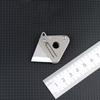 Creative Titanium Alloy Triangular Knife Outdoor Camping Portable Mini Sharp Knife Keychain Express Delivery Unboxing Tool