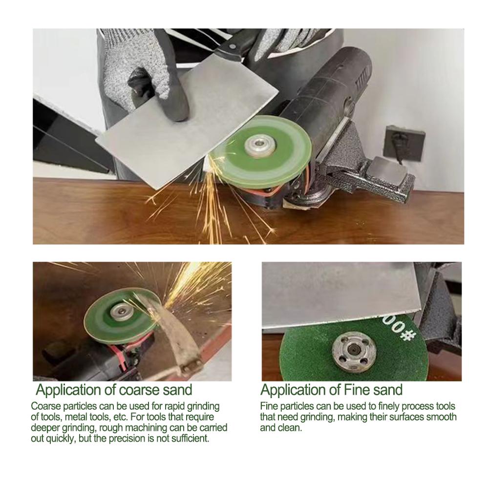 4x Angle Grinder Grinding Wheel 400-2000 Mesh Angle Grinder Cutting Grinding Metal Cutting Grinding Wheel