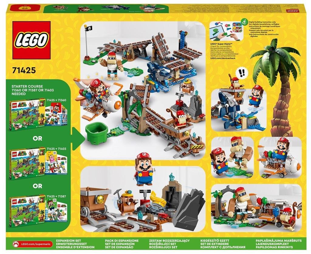 LEGO конструктор Super Mario – Лоренритт Дидди Конга: набор расширения (71425)