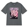 Heißer Verkauf Neues Album Lady Gaga Mayhem Hip Hop 100% Baumwolle T-Shirt Unisex Damen Kurzarm T-Shirts Sommer Unisex Übergröße Oberteile