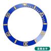 Pour Casio MDV-106/MDV-107 Duro Insert de Lunette Céramique Mod – Remplacement 41 mm x 32,8 mm, Perle Lumineuse 12 Heures & Anneau d'Échelle