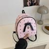 Damen Tasche neuer Modetrend Schleife Nischen Design Tasche Vielseitig Einfache Textur Rucksack