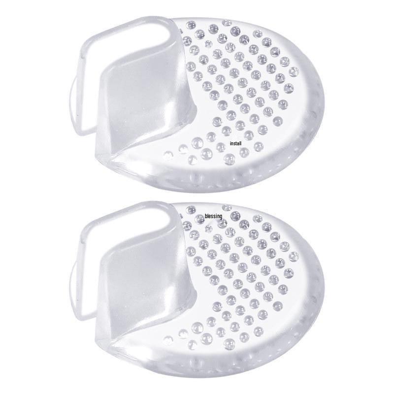 Small Dot Anti-Slip Gel Forefoot Pad High Heel Toe Post Flip-Flops прозрачный