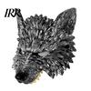 Realistic Wolf Mask 3D Head Mask, High Elastic Lightweight Comfortable Werewolf Medieval Costume with Adjustable Strap for Halloween
