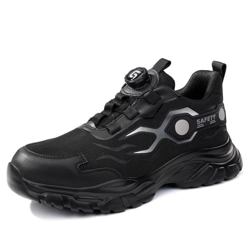 New Safety Boots Men Work Indestructible Shoes Sneakers Steel Toe Protective Boots Anti-Smash Anti-Puncture Work Safety Shoes
