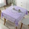 Champson Square PVC Waterproof Lace Tablecloth
