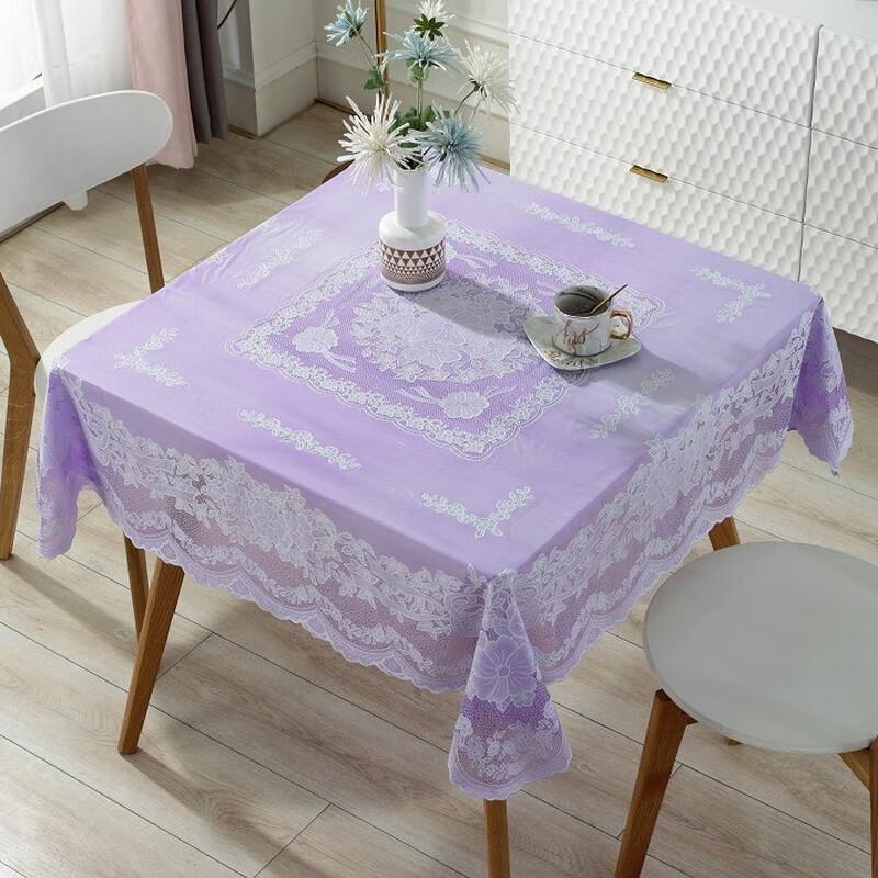 Champson Square PVC Waterproof Lace Tablecloth