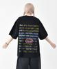 REEMNIK Lettering Print Oversized Round Short Sleeve T-Shirt [2 Colors]