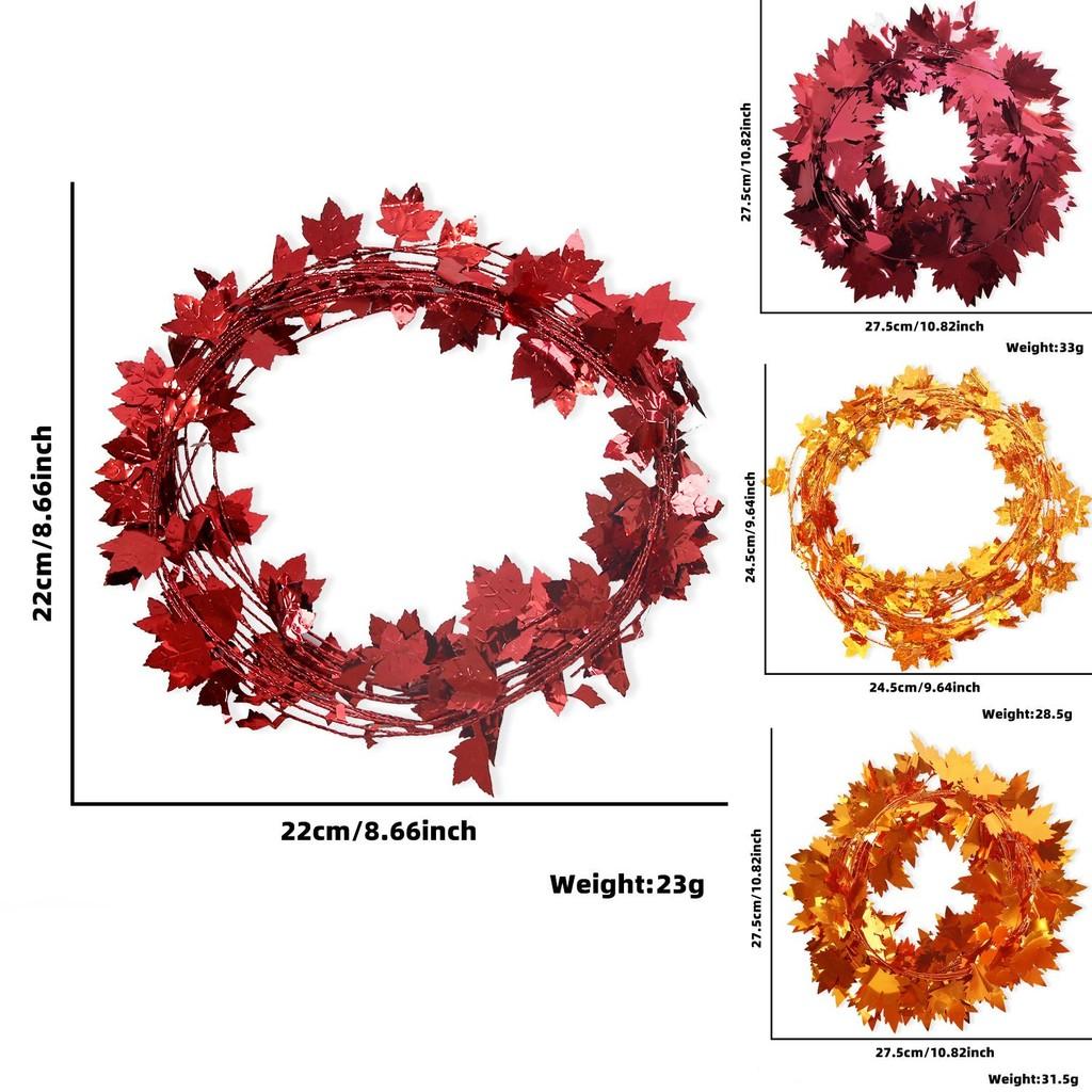 Maple Striking Seasonal Leaf Decoration For Thanksgiving Cozy Home Styling 75m