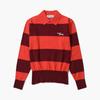 LECOQ GOLF Women'S Contrast Stripe Solid Fabric Collar Sweater (Go322Lkp94)