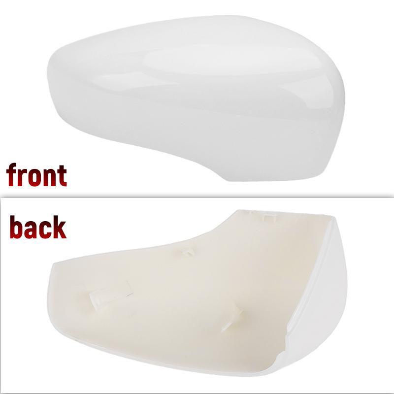 Glossy black /White Rearview Mirror Cover Shell For Renault Clio 4 Mk4 / Zoe / Captur 2012 2013- Door Wing Mirror Case